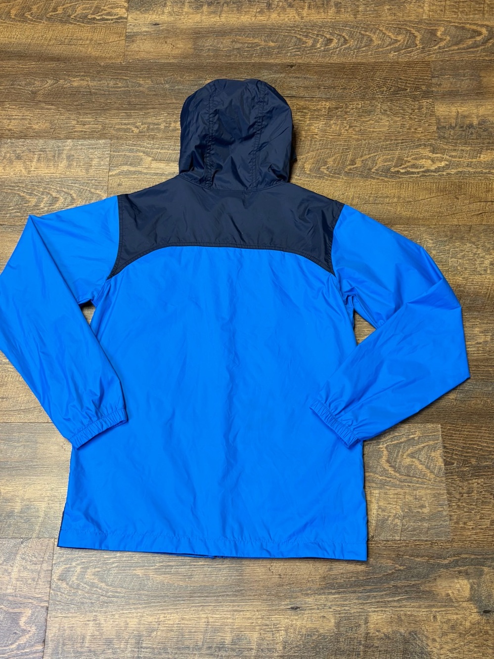 Columbia Glennaker Rain Jacket Coat Youth Boys Large 14/16 Blue Navy Hood Zip - Picture 10 of 10